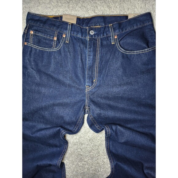 Levi’s 512 Slim Taper Fit Men’s Jeans 36x32 Dark Wash Denim Pants NWT - Picture 2 of 6